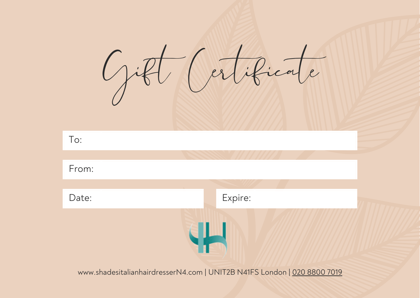 GIFT-CARD-Shades-italian-gairdresser-beauty-